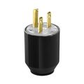 Product Image of Arrow Hart Auto Grip Straight Blade Plug, #18-12 Awg 15A, 250V, 6-15P, 2-Pole 3-Wire, 0.33-0.66", 5666N