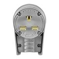 Product Image of Arrow Hart Extra Heavy-Duty Angled Plug, #12-4 Awg 30A, 250V, Gray, 6-30P, 2-Pole 3-Wire, Screw, 5701AN