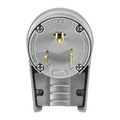 Product Image of Arrow Hart Extra Heavy-DutyAngled Plug, #12-4Awg 50A, 250V, Gray, 6-50P, 2-Pole 3-Wire, Screw, 5710AN