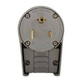 Product Image of Arrow Hart Extra Heavy-DutyAngled Plug, #12-4Awg 50A, 125V, Gray, 5-50P, 2-Pole 3-Wire, Screw, 5712AN