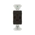 Product Image of Receptacle, #12 -4 Awg, 20A, Flush, 125/250V, Back, Black, Nema 14-20R, 3-Pole, 4-Wire, 5759