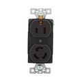 Product Image of Safety Grip Locking Straight Blade Receptacle, #16-12 Awg 15A, 125V, Black, L5-15, 2-Pole 3-Wire, 5792