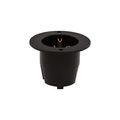 Product Image of Arrow Hart Straight Blade Flanged Inlet, #18-10 Awg 20A, 250V, 6-20P, 2-Pole 3-Wire, Clamp, 5878C