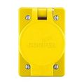 Product Image of Arrow Hart Watertight Straight Blade Single Receptacle, #18-10 Awg 15A, Panel 125V, 60W47