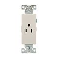 Product Image of Heavy-Duty Industrial Single Receptacle, #14-10 Awg 15A 125V Face, Pvc Base, Bulk, 6250W-BU