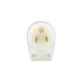 Product Image of Arrow Hart Safety Grip Straight Blade Angled Plug, #18-12 Awg 15A 125V, Clear, 5-15P, 2-Pole, 6265HGC