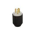 Product Image of Auto Grip Locking Plug, #16-12 Awg, 15A, 250V, Side Wiring, Armored, L6-15, 2-Pole, 3-Wire, 6565N