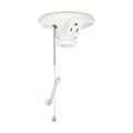 Product Image of Lampholder, 3.25" Box Mounting, Keyless Switch, 3W Outlet, Pull Chain, #14-10 Awg, Porcelain, 667-SP