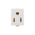 Product Image of Panel Mount/Snap-In Single Receptacle, #14-12 Awg 15A, Snap-In 125V, Quick Connect, 67W-BU