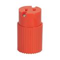 Product Image of Straight Blade Connector, #18-12 Awg 15A 125V, Orange, 1-15R, 2-Pole, 2-Wire, 0.25-0.67", 6882-SP