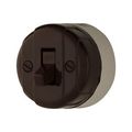 Product Image of Standard Grade Switch, Switch, 5A, 10A, Surface, 125/250V, Side Wire, Brown, 1-Pole, 735B-BOX