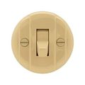 Product Image of Standard Grade Switch, Switch, 10A, Wall, 125/250V, Side Wire, Toggle, Ivory, 1-Pole, 735V-BOX