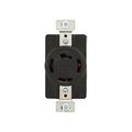 Product Image of Safety Grip Locking Receptacle, #14-8 Awg, 20A, 120/208V, Black, Single, 4-Pole, 4-Wire, 7410B