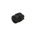 Product Image of Safety Grip Locking Connector, #16-12 Awg, 15A, 125/250V, Side Wiring, Midget, 3-Pole, 3-Wire, 7484