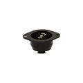 Product Image of Safety Grip Locking Flanged Inlet, #16-12 Awg, 15A, 125/250V, Black, Midget, 3-Pole, 3-Wire, 7486N
