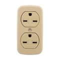 Product Image of Residential Grade Duplex Receptacle, #14-10 Awg, 15A, Surface, 250V, Ivory, 6-15R, Duplex, Screw, 74V-BOX