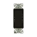 Product Image of Standard Grade Switch, Auto-Grounding #14-12 Awg 15A 120/277V, Black, Motor Control, Fan, 1-Pole, 7501-9BK