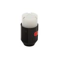 Product Image of Auto Grip Locking Connector, #16-12 Awg, 10A, 15A, 125/250V, Auto Grip, 3-Pole, 3-Wire, 7565N
