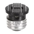 Product Image of Socket Adapter, 1 Socket To 1 125V Nema 1-15R Outlet, Polarized, 125V, Black, Nema 1-15R, 660W, 758B-BOX