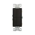 Product Image of Commercial Combo Switch, Auto-Grnd, #14-#12 Awg 15A, Resi, 120/277V, Rocker, Black, 7732BK-BOX
