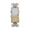 Product Image of Led Nightlight w/ Switch, Auto-Grnd/Led Nightlight, #14-#12 Awg 15A, 120V, Rocker, Ivy, 1-Pole, 7738V-BOX