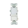 Product Image of Led Nightlight w/ Switch, Auto-Grnd/Led Nightlight, #14-#12 Awg 15A, 120V, Rocker, Wht, 1-Pole, 7738W-BOX