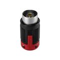 Product Image of Locking Plug, #10-6Awg, 50A, 600 Vac, 250Vdc, Back Wiring, Black, Red, 3-Pole, 4-Wire, 7765EX