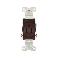 Product Image of Commercial Specification Grade Single Receptacle, #14-10 Awg, 15A, 125V, SideWire, Brown, Pvc, 817B-BOX