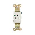 Product Image of Arrow Hart Extra Heavy-Duty Single Receptacle, #14-10 Awg 15A, Healthcare, 125V, White, 8210W