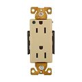 Product Image of Arrow Hart Duplex Receptacle, #14-10 Awg 15A, Healthcare 125V, Ivory, Duplex, Auto-Grounding, 8262V