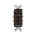 Product Image of Commercial Grade Duplex Receptacle, #14-10 Awg 15A, 250V, Side, Brown, 6-15R, 2-Pole 3-Wire, 826B-BOX