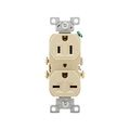 Product Image of Commercial Grade Duplex Receptacle, #14-10 Awg 15A, 125/250V, Side Wire, White, 6-15R, Duplex, 829W-BOX