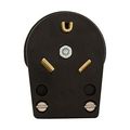 Product Image of Arrow Hart Angled Plug, #12-10 Awg 30A 125V, Black, Tt-30P, 2-Pole 3-Wire, 0.64", 83-BOX