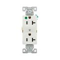 Product Image of Arrow Hart Heavy-Duty Duplex Receptacle, #14-10 Awg 20A, Healthcare 125V Face, Pvc Base, 5-20R, 8300W