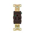Product Image of Arrow Hart Single Receptacle, #14-10 Awg 20A, Healthcare 125V, Brown Face, Pvc Base, 5-20R, 8310B