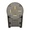 Product Image of Arrow Hart Extra Heavy-DutyAngled Plug, #12-4Awg 50A, 120/208V, Gray, 18-50P, 4-Pole, 4-Wire, 8352AN