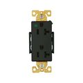 Product Image of Arrow Hart Duplex Receptacle, #14-10 Awg 20A, Healthcare 125V, Black, 5-20R, Duplex, 8362BK