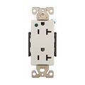 Product Image of Arrow Hart Duplex Receptacle, #14-10 Awg 20A, Healthcare 125V, 5-20R, Duplex, Auto-Grounding, 8362W