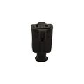 Product Image of Straight Blade Connector, 15A, 125Vac, Black Rubber, 1-15R, 2-Pole, 2-Wire, Screw, Nd, Rubber, 86BK-BOX