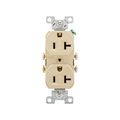 Product Image of Commercial Grade Duplex Receptacle, #14-10 Awg 20A, 125V, SideWire, Ivory, 5-20R, Duplex, Screw, 877V-BOX