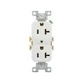 Product Image of Commercial Grade Duplex Receptacle, #14-10 Awg 20A, 125V, SideWire, White, 5-20R, Duplex, Screw, 877W-BOX