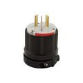 Product Image of Arrow Hart Auto Grip Plug, #18-10 Awg 20A, 125/250V, Gray, 10-20P, 2-Pole 3-Wire, 0.38" -1.00", 9151N