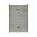 Product Image of Blank Wallplate, Stainless Steel, Blank Cutout, Stainless Steel, Single- Gang, Oversize, Ed Box, 93851-BOX