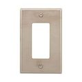 Product Image of Decorator / Gfci Wallplate, Stainless Steel, Decorator Cutout, Stainless Steel, Single-Gang, Mid, 93934-BOX