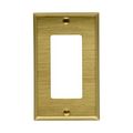 Product Image of Decorator / Gfci Wallplate, Brass, Decorator Cutout, Brass, Single- Gang, Standard, 94401