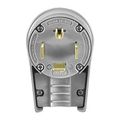 Product Image of Arrow Hart Angled Plug, #12-4 Awg 60A, Range & Dryer, 125/250V, Gray, 14-60P, 3-Pole, 4-Wire, 9462AN