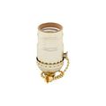 Product Image of Lampholder, Lamp Stem Mounting, Pull Chain, Medium Base, Brass, Aluminum, 250V, 660W 295102, 980ABD-BOX