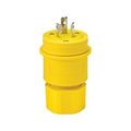Product Image of Arrow Hart Watertight Locking Plug, #18-10 Awg 20A, 125/250V, 3-Pole, 3-Wire, 0.36 To 0.84 In, 9965PW