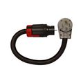 Product Image of Rhinobox Gfci, Power Cord, 50A, 4 Ft, Nylon, Nema 14-30P, 125/250 Vac, Pro Grip, A304WCSF