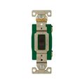 Product Image of Arrow Hart Toggle Switch, #14-10 Awg, 15A, 120/277V, Back & Side, Screw, Ivory, 1-Pole, AH1201V